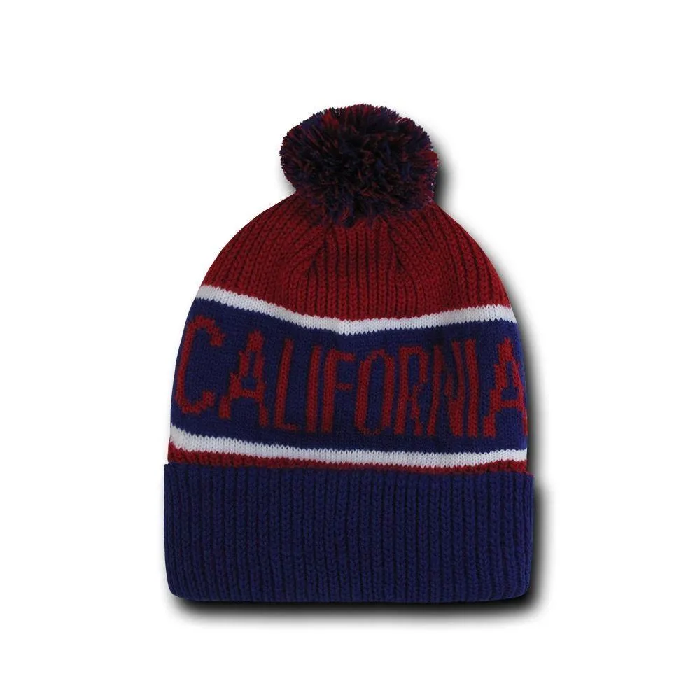 1 Dozen Cuglog Cotopaxi Beanies Fuzzy Ball Pom Pom Style Wholesale Lots