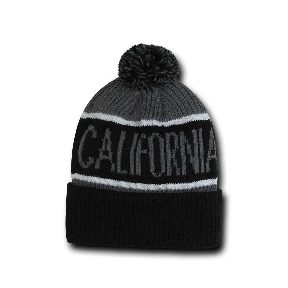 1 Dozen Cuglog Cotopaxi Beanies Fuzzy Ball Pom Pom Style Wholesale Lots
