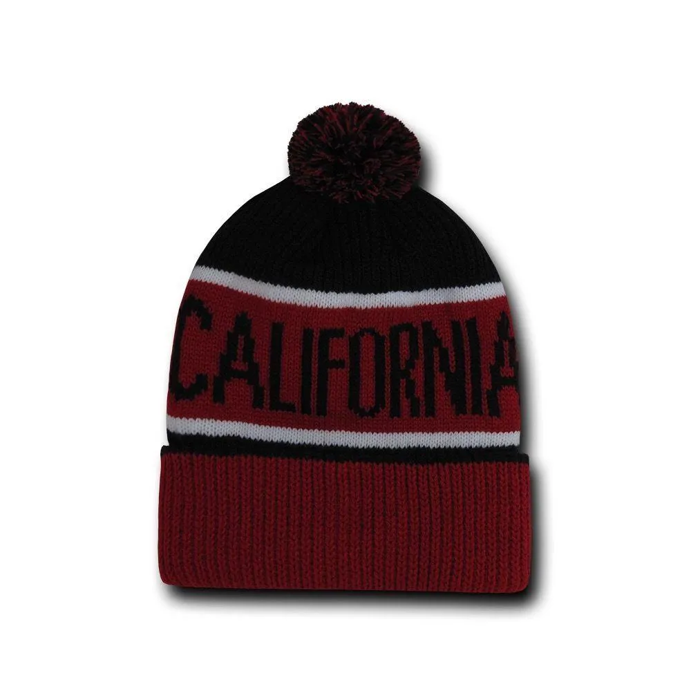 1 Dozen Cuglog Cotopaxi Beanies Fuzzy Ball Pom Pom Style Wholesale Lots