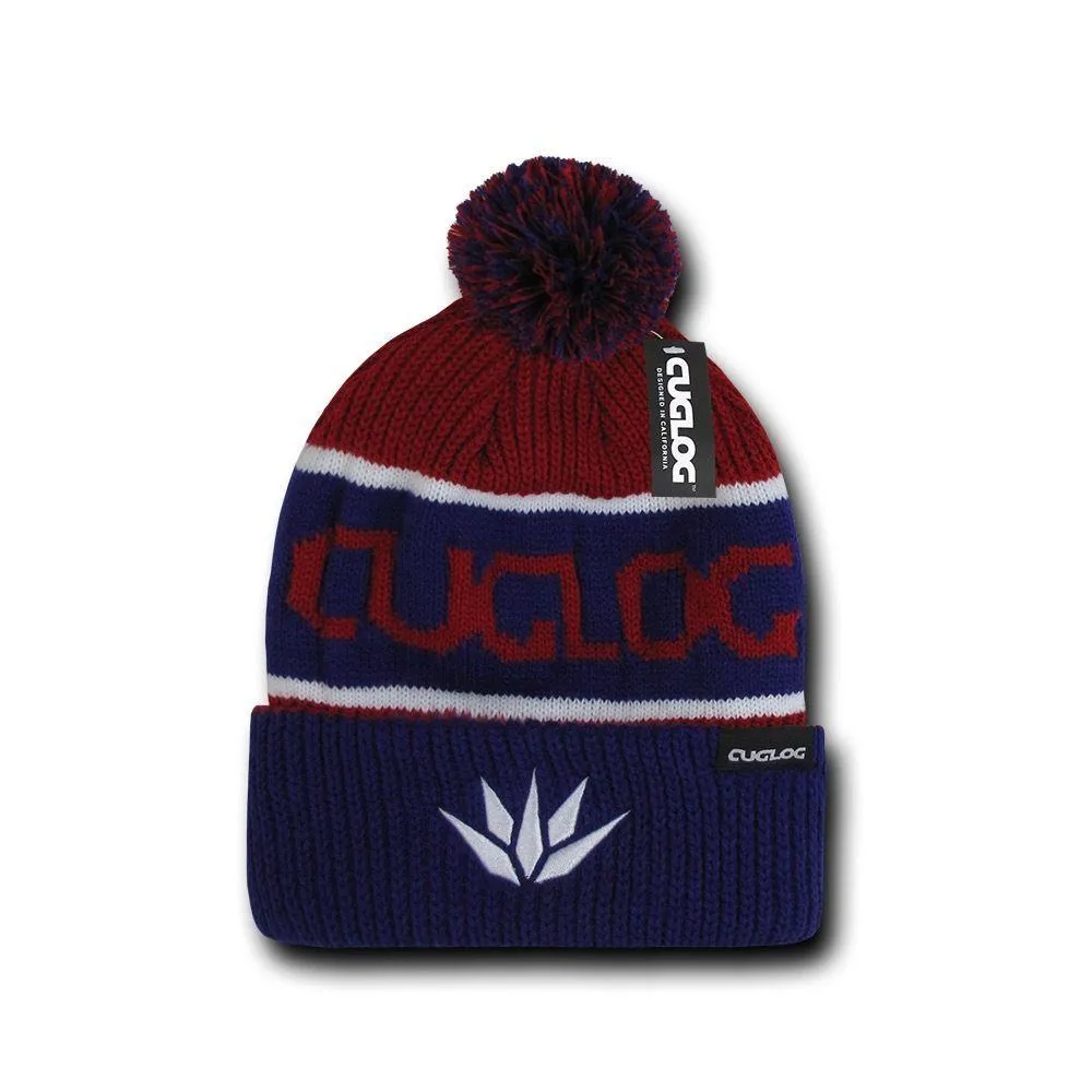 1 Dozen Cuglog Cotopaxi Beanies Fuzzy Ball Pom Pom Style Wholesale Lots