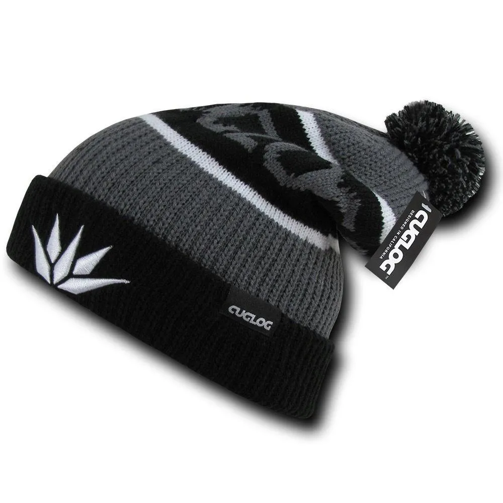 1 Dozen Cuglog Cotopaxi Beanies Fuzzy Ball Pom Pom Style Wholesale Lots