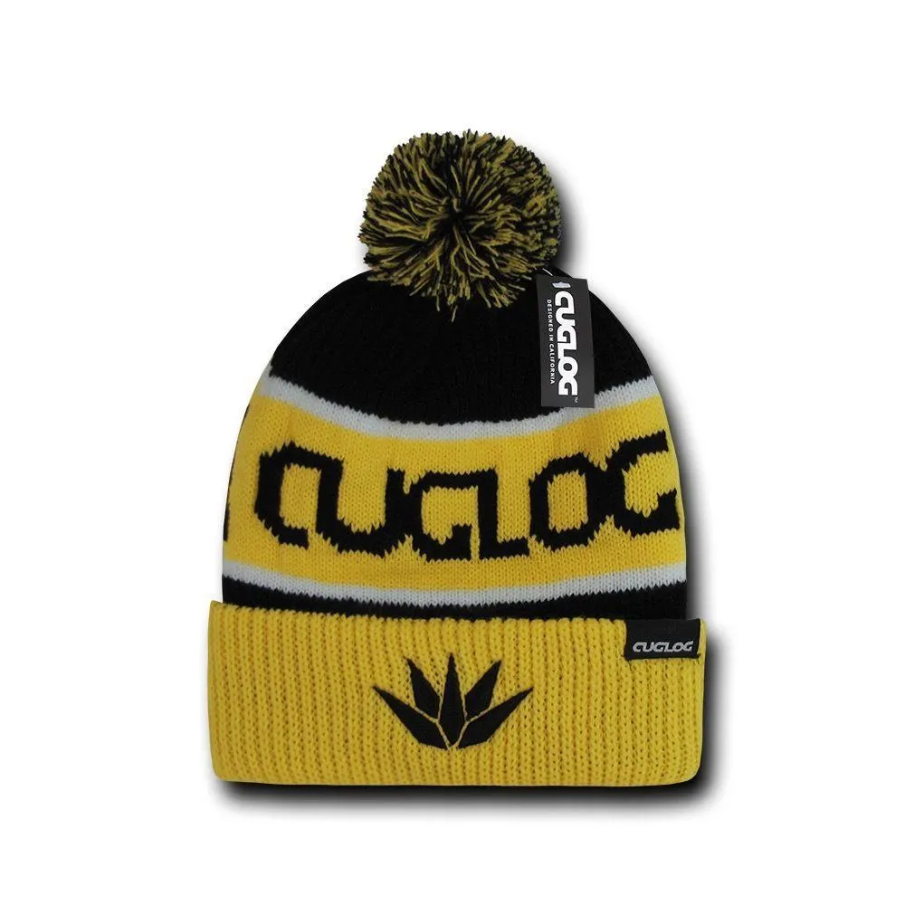 1 Dozen Cuglog Cotopaxi Beanies Fuzzy Ball Pom Pom Style Wholesale Lots