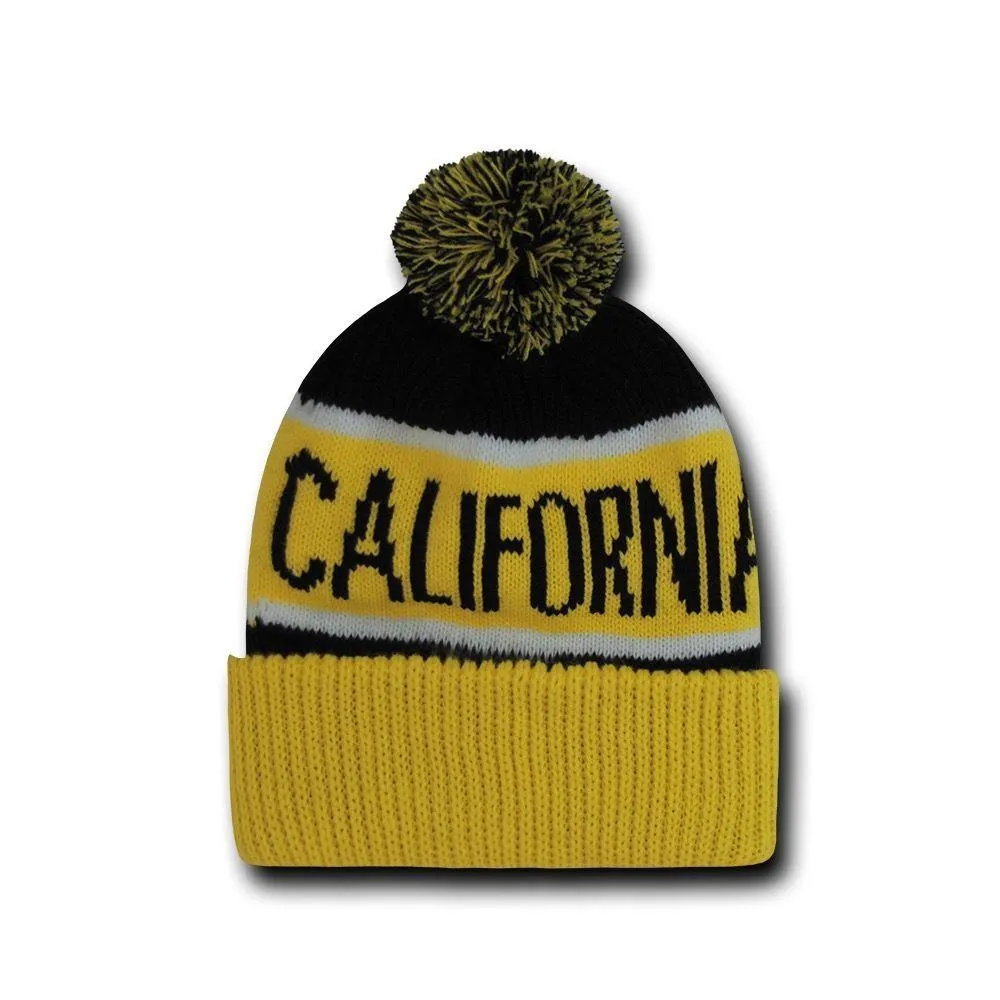 1 Dozen Cuglog Cotopaxi Beanies Fuzzy Ball Pom Pom Style Wholesale Lots