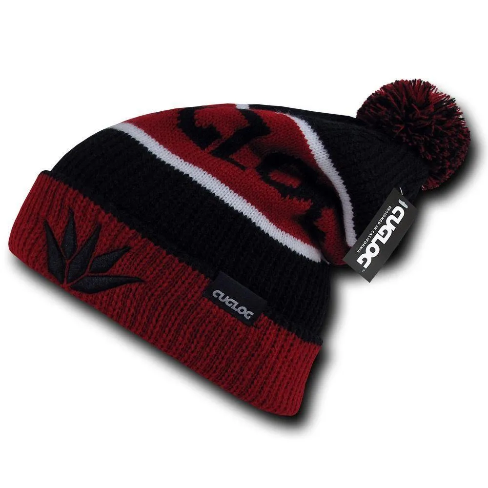 1 Dozen Cuglog Cotopaxi Beanies Fuzzy Ball Pom Pom Style Wholesale Lots