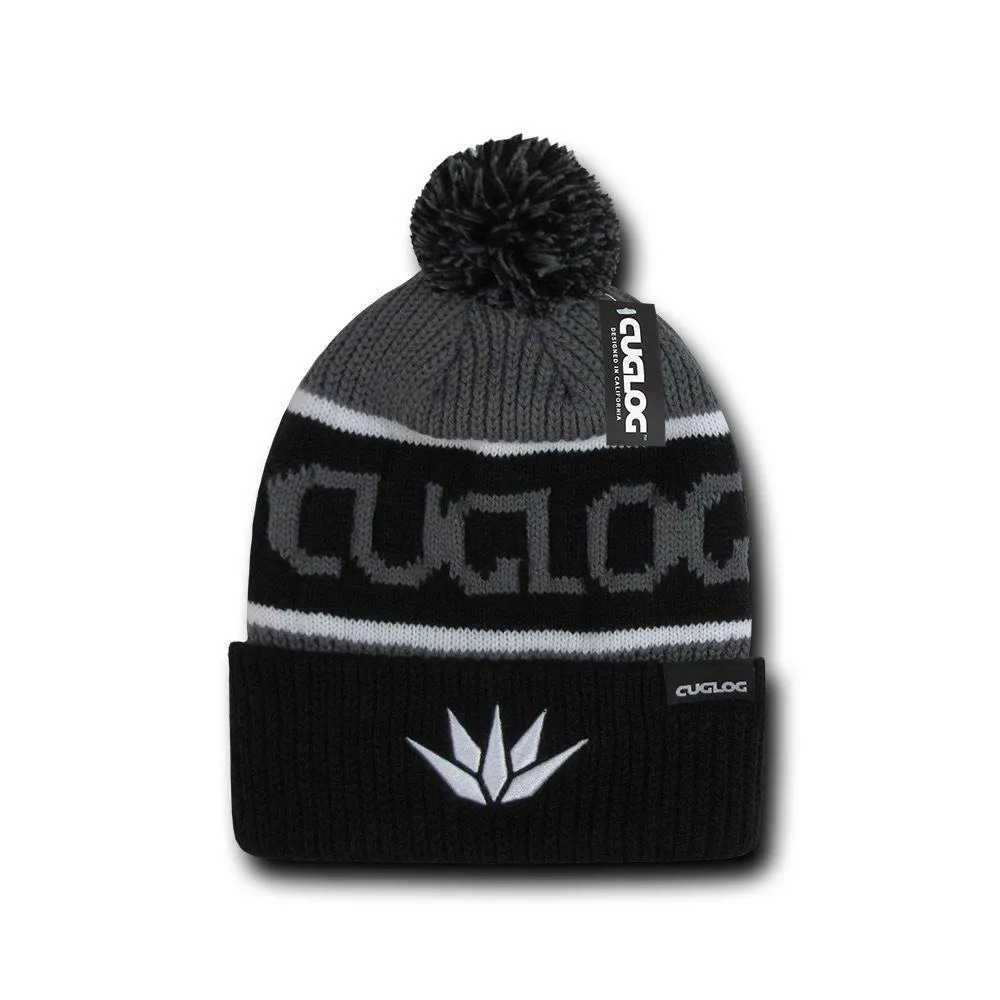 1 Dozen Cuglog Cotopaxi Beanies Fuzzy Ball Pom Pom Style Wholesale Lots