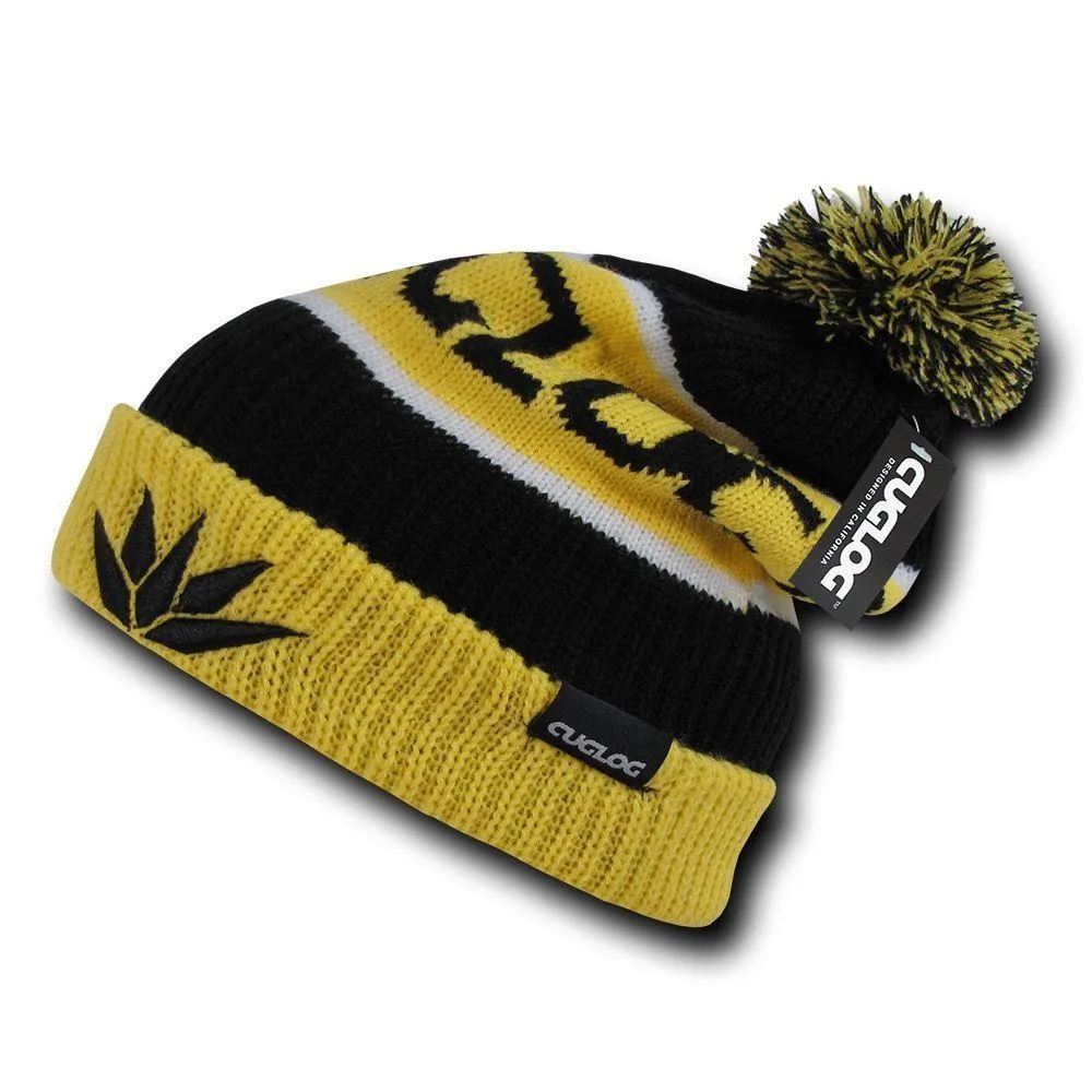 1 Dozen Cuglog Cotopaxi Beanies Fuzzy Ball Pom Pom Style Wholesale Lots