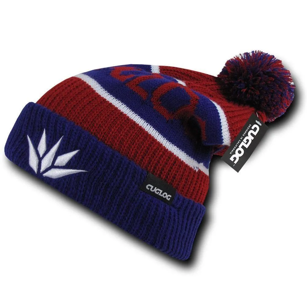 1 Dozen Cuglog Cotopaxi Beanies Fuzzy Ball Pom Pom Style Wholesale Lots