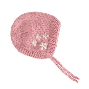 Acorn Kids Flowers Bonnet Pink