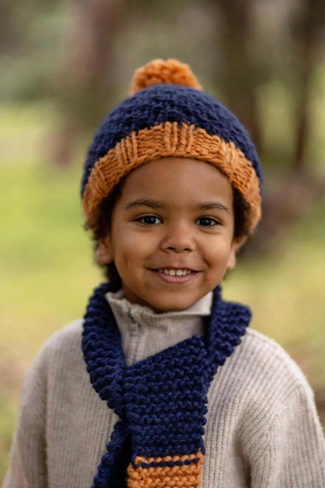 Acorn Kids - Ripples Beanie - Navy