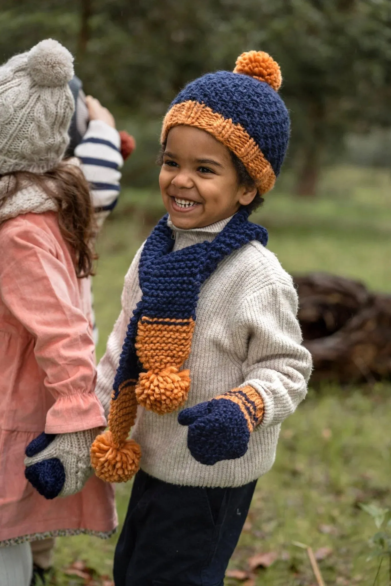 Acorn Kids - Ripples Beanie - Navy