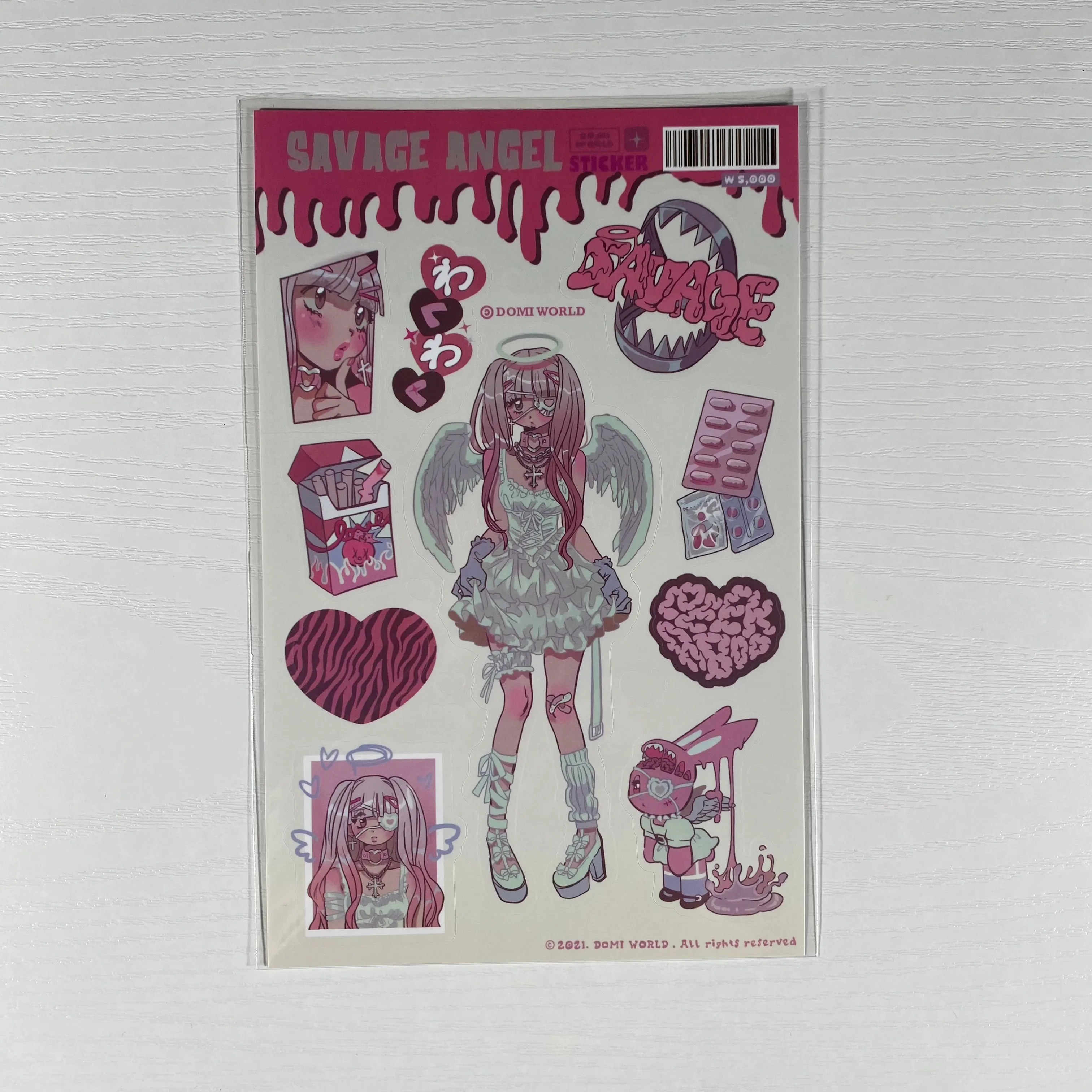 Anime Angels Sticker Sheets