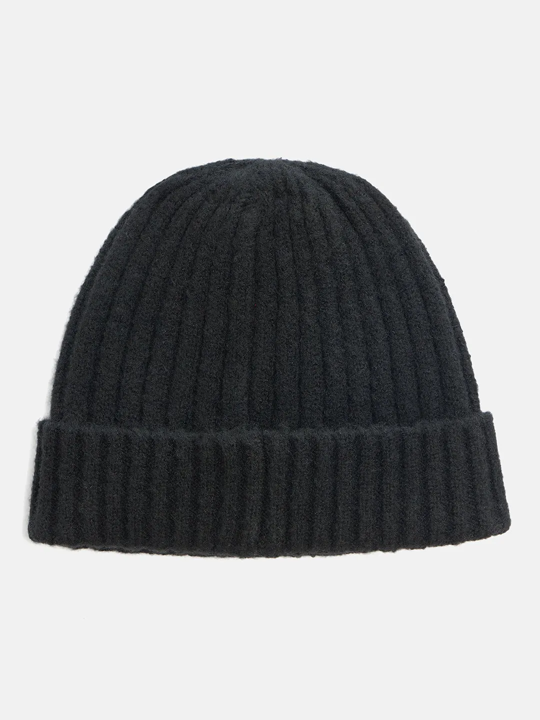 Antony Morato Men Black Solid Beanie