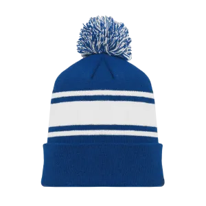 Athletic Knit (AK) A1830A-402 Adult Toronto Third Royal Blue Hockey Toque/Beanie