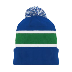 Athletic Knit (AK) A1830A-722 Adult Vancouver Royal Blue Hockey Toque/Beanie