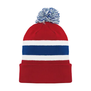 Athletic Knit (AK) A1830Y-308 Youth Montreal Red Hockey Toque/Beanie