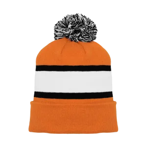 Athletic Knit (AK) A1830Y-330 Youth Philadelphia Orange Hockey Toque/Beanie