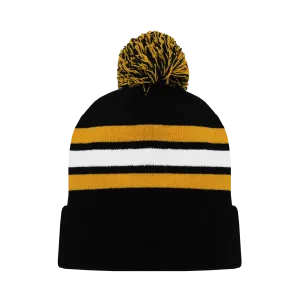 Athletic Knit (AK) A1830Y-498 Youth Boston Black Hockey Toque/Beanie