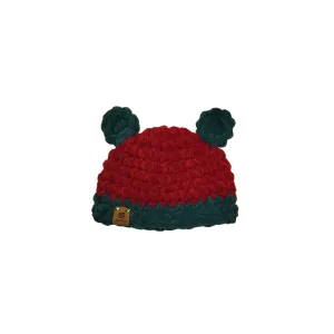 Baby Beanie Hat with Teddy Bear Ears Christmas
