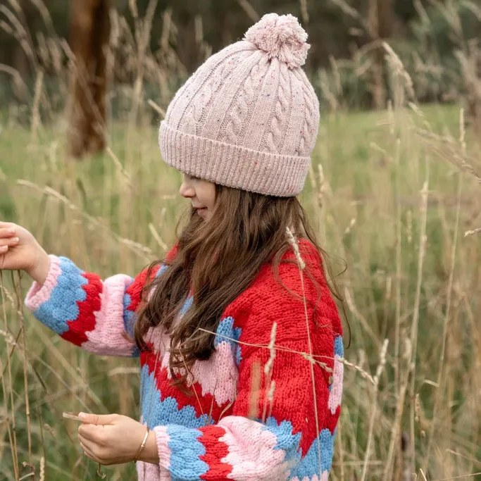 Beanie - Alps Pink