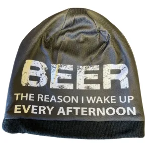 Beer The Reason I Wake Up Every Afternoon Beanie