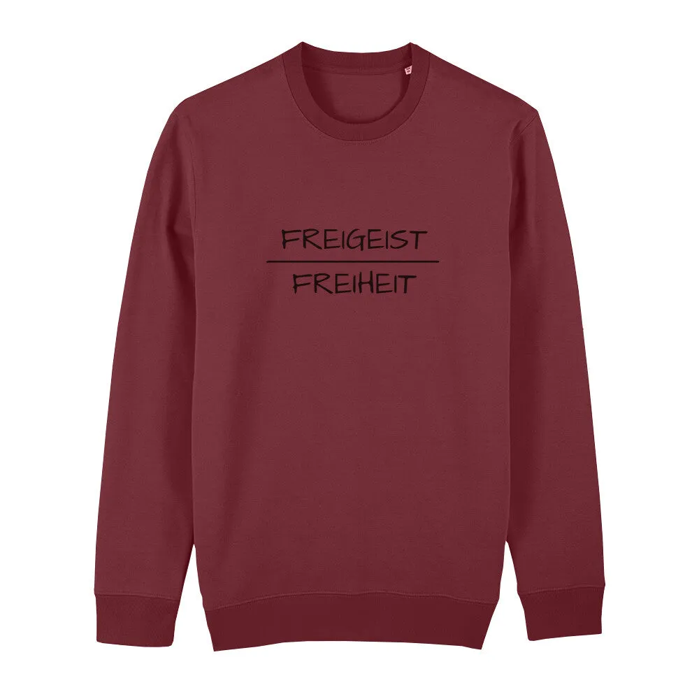 Bio Sweatshirt - Freigeist Freiheit -