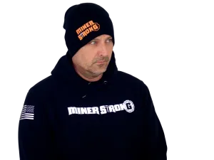 Black & Orange Beanie