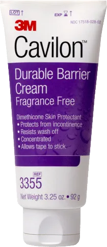 Cavilon Durable Barrier Cream, 3-1/4 oz. Tube