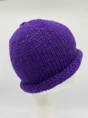 CHUNKY CLASSIC BEANIE - Purple- small