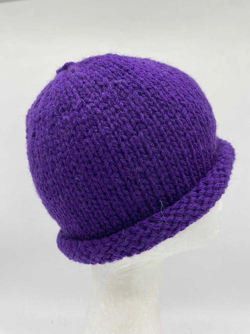 CHUNKY CLASSIC BEANIE - Purple- small