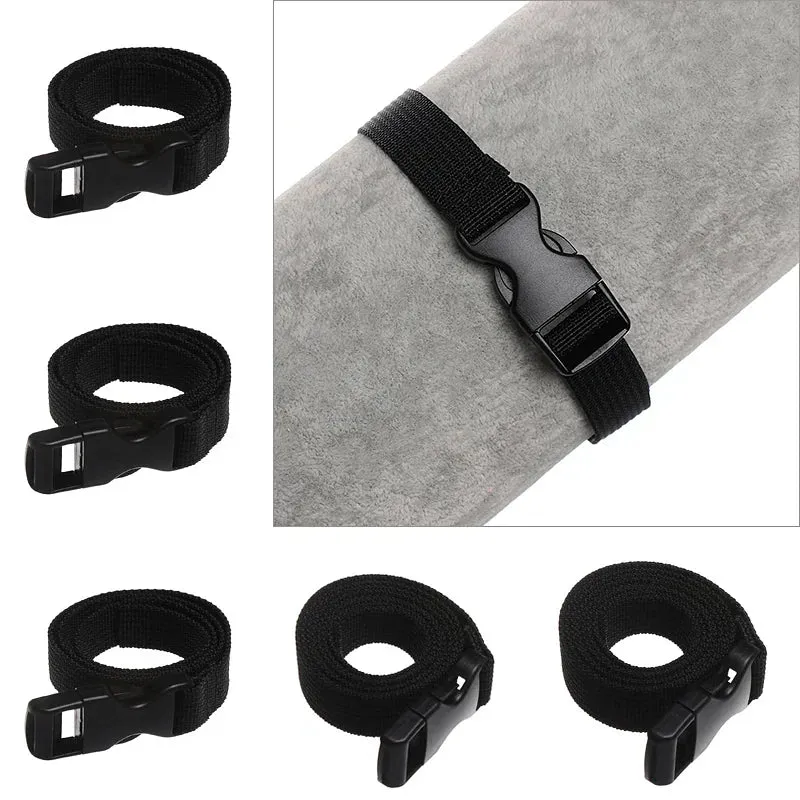 Color: WHITE - 0.5-3M Black Durable Nylon Travel Tied Cargo Tie