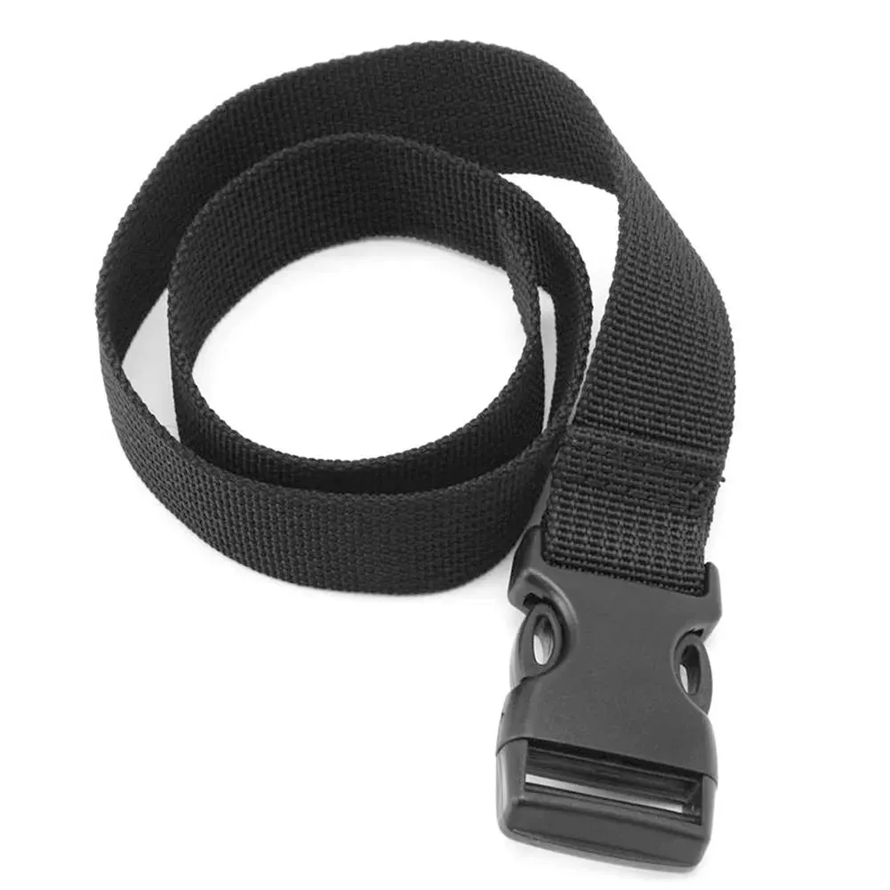 Color: WHITE - 0.5-3M Black Durable Nylon Travel Tied Cargo Tie
