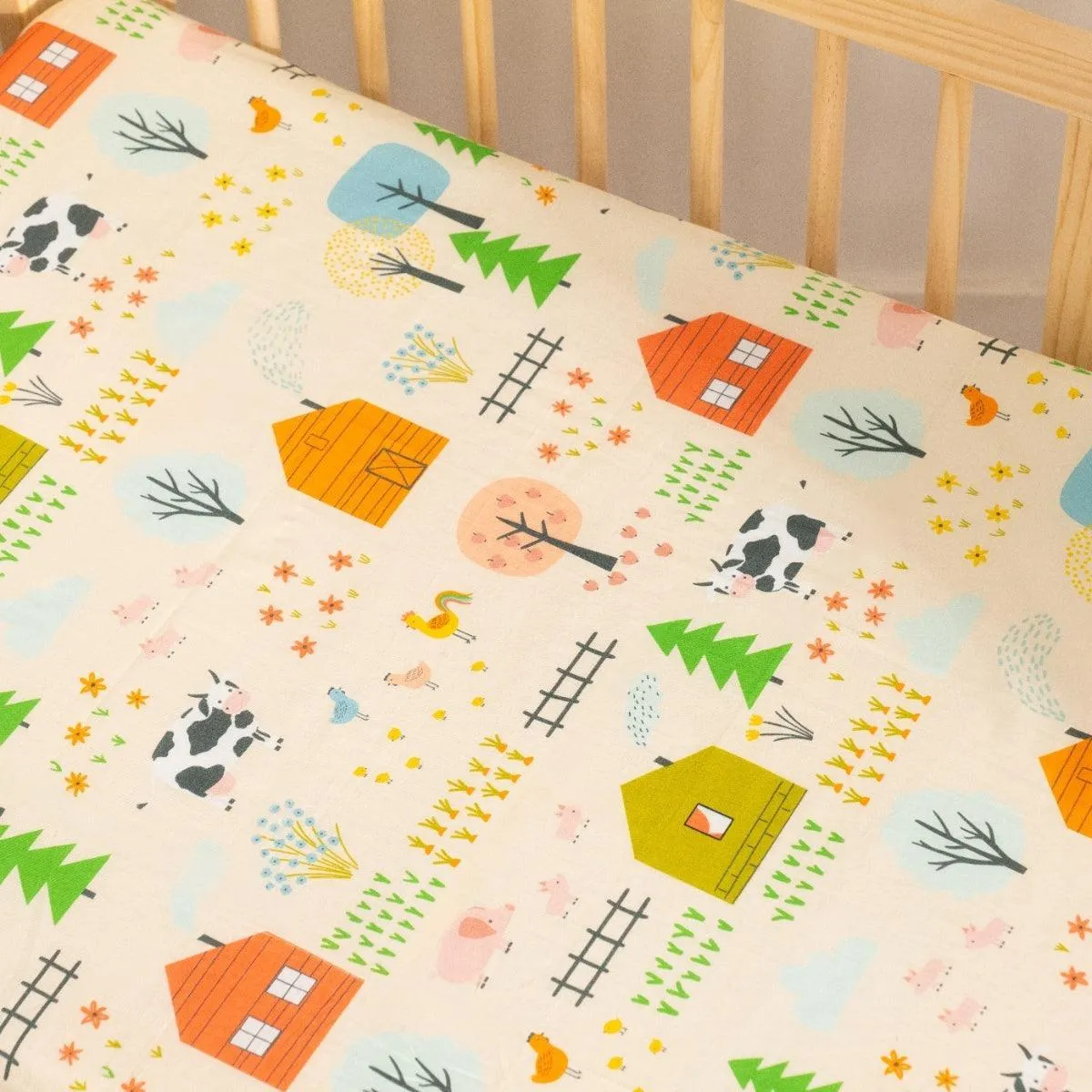 Complete Baby Bedding Set - Farm Animal