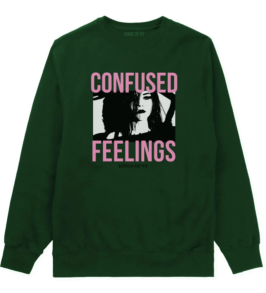 Confused Feelings Mens Crewneck Sweatshirt