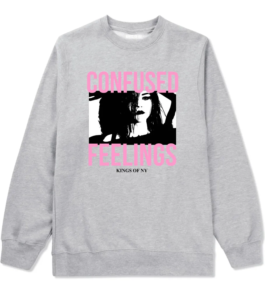 Confused Feelings Mens Crewneck Sweatshirt