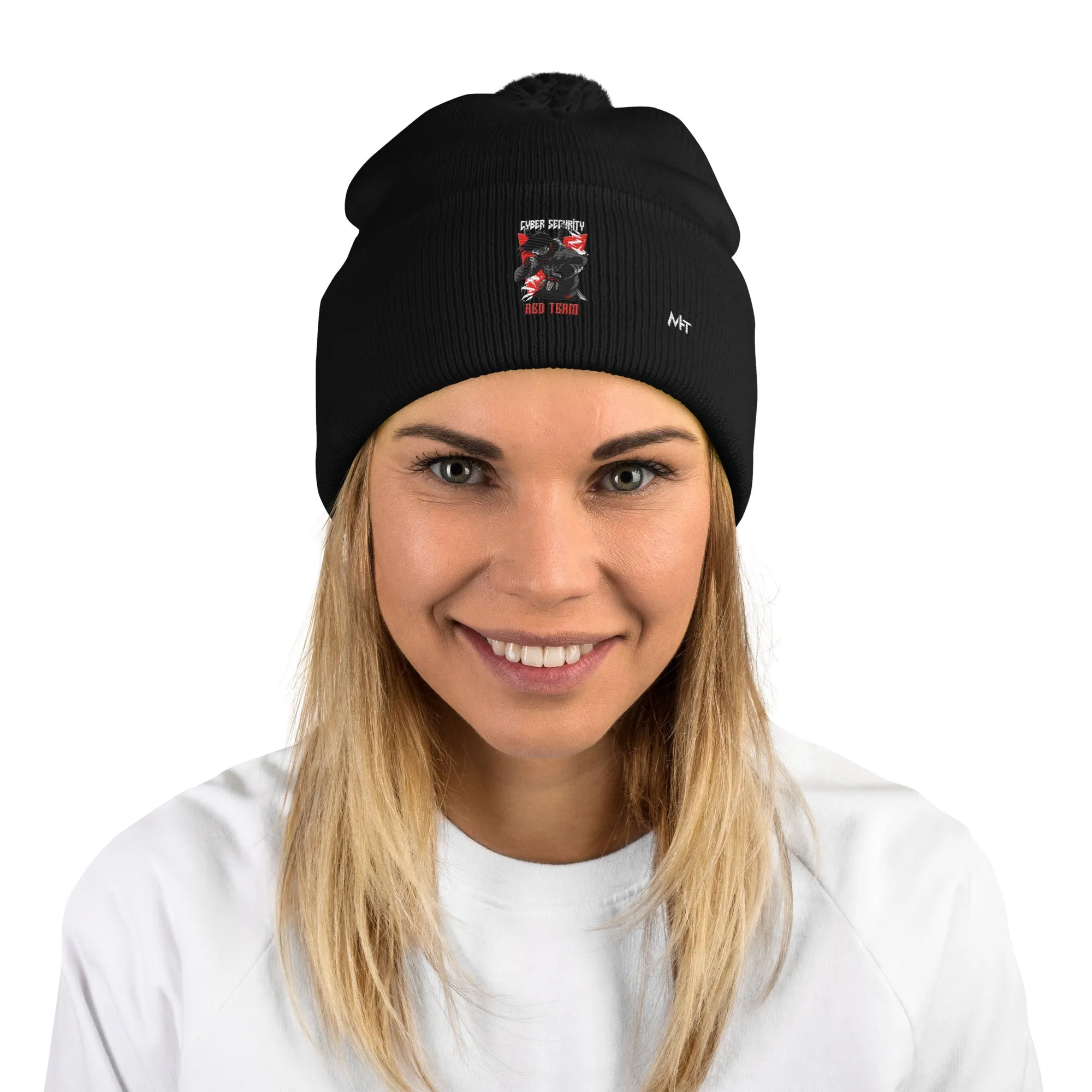 Cyber Security Red Team V3 - Pom-Pom Beanie