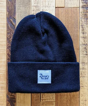 Dave&#39;s New York Kids&#39; &amp; Toddler Vintage Logo Beanie - Black