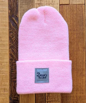 Dave&#39;s New York Toddler Vintage Logo Beanie - Pink