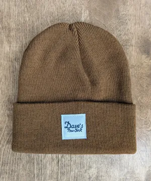 Dave&#39;s New York Vintage Logo Beanie - Brown