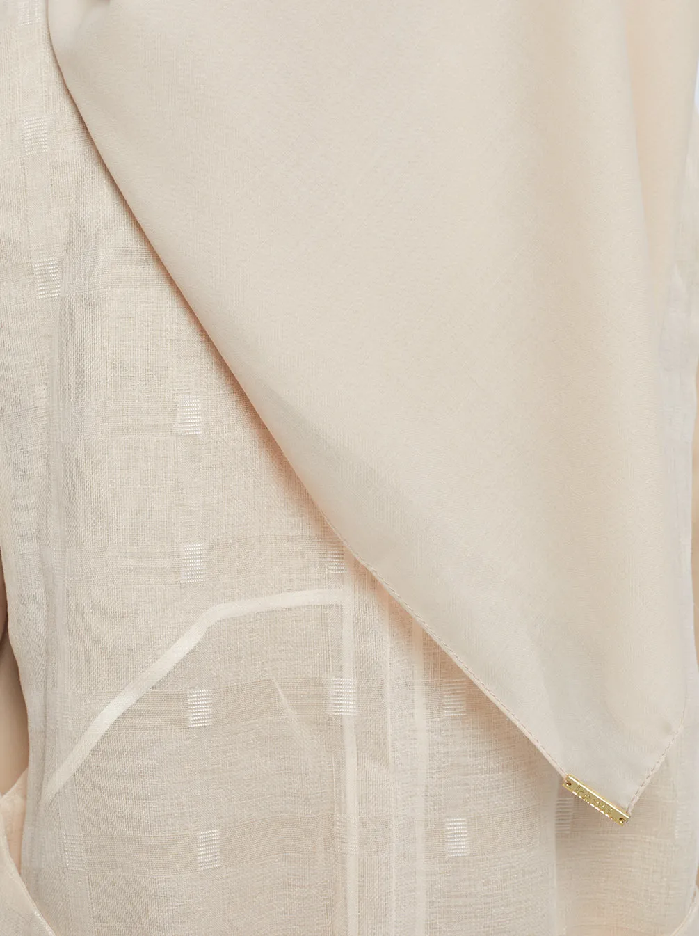 DELICATE PARIS SCARF PLAIN CREME