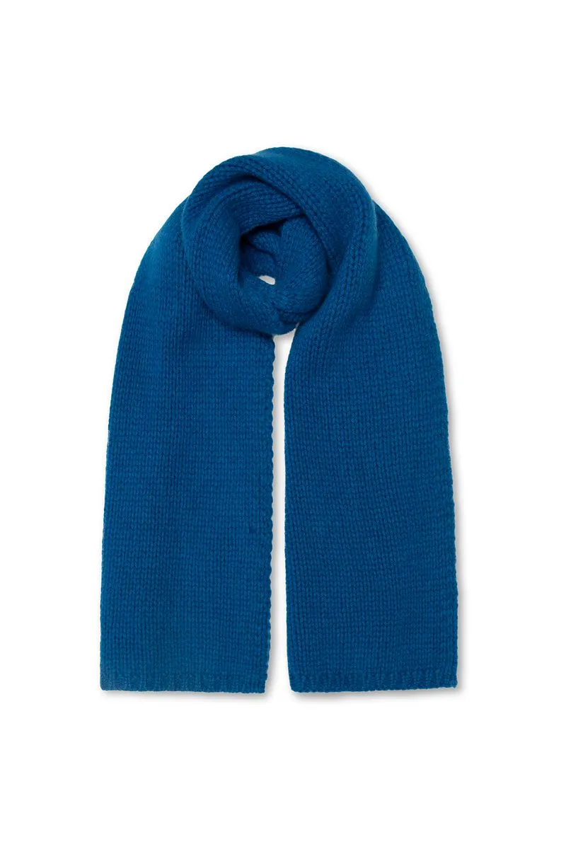 Dina Scarf - 100% Cashmere - Blue