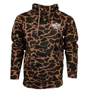 DUCK CAMO EMBROIDERED CIRCLE LOGO HOODIE