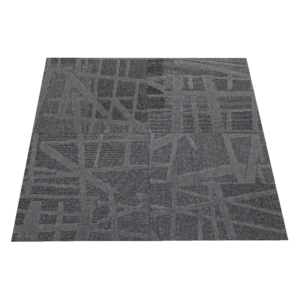 Durable Entry Way Commercial Carpet Tile 92 Square Feet