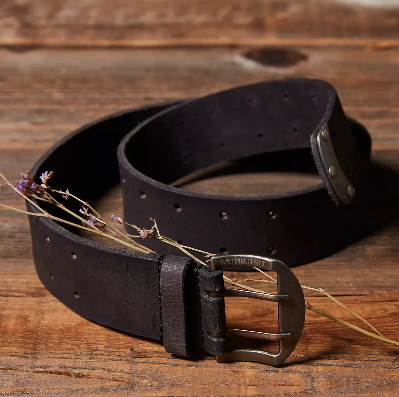 Free People WTF Double Cross Belt/Black