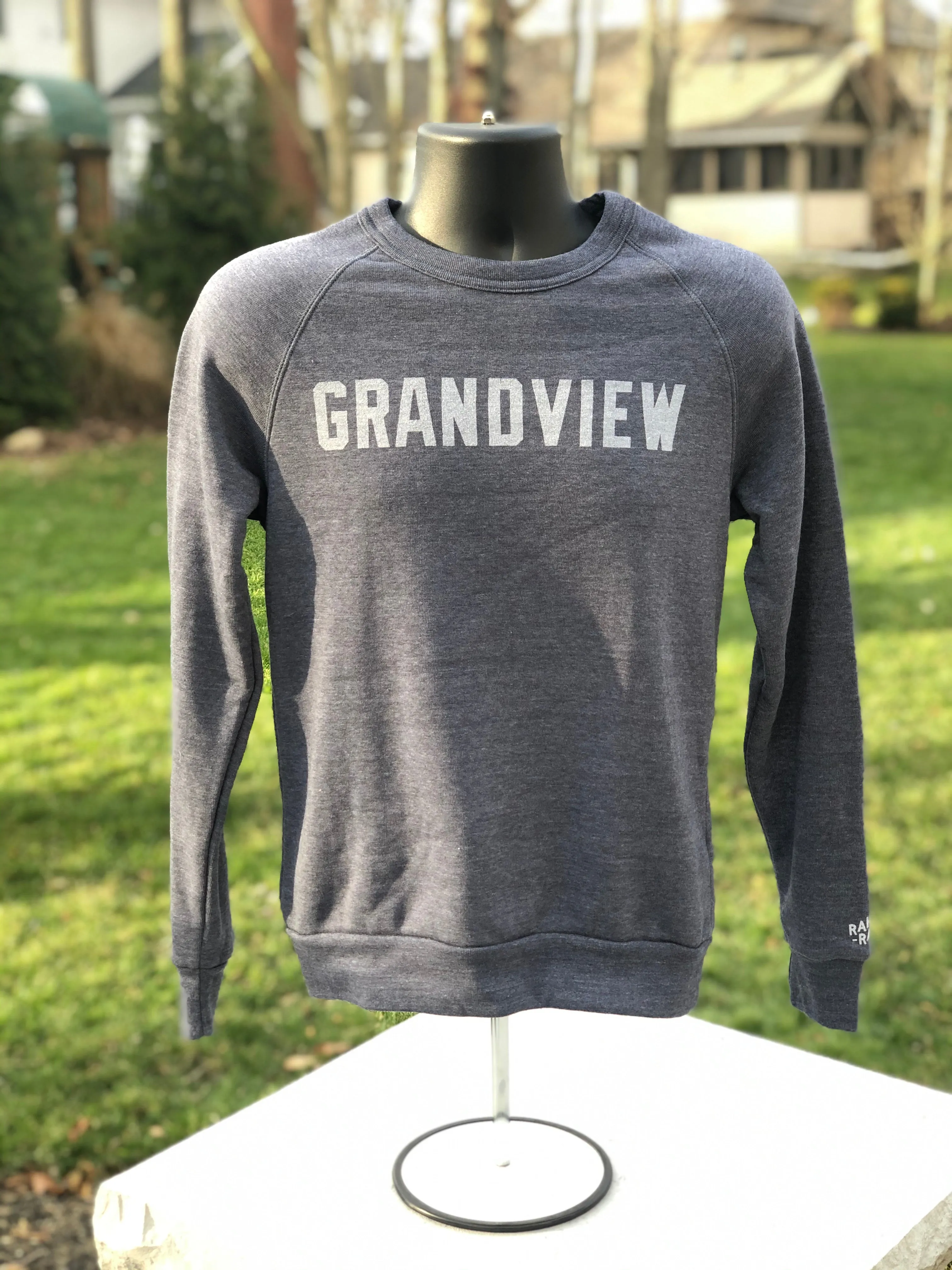 Grandview Vintage Block Unisex Navy Sweatshirt | ADULT