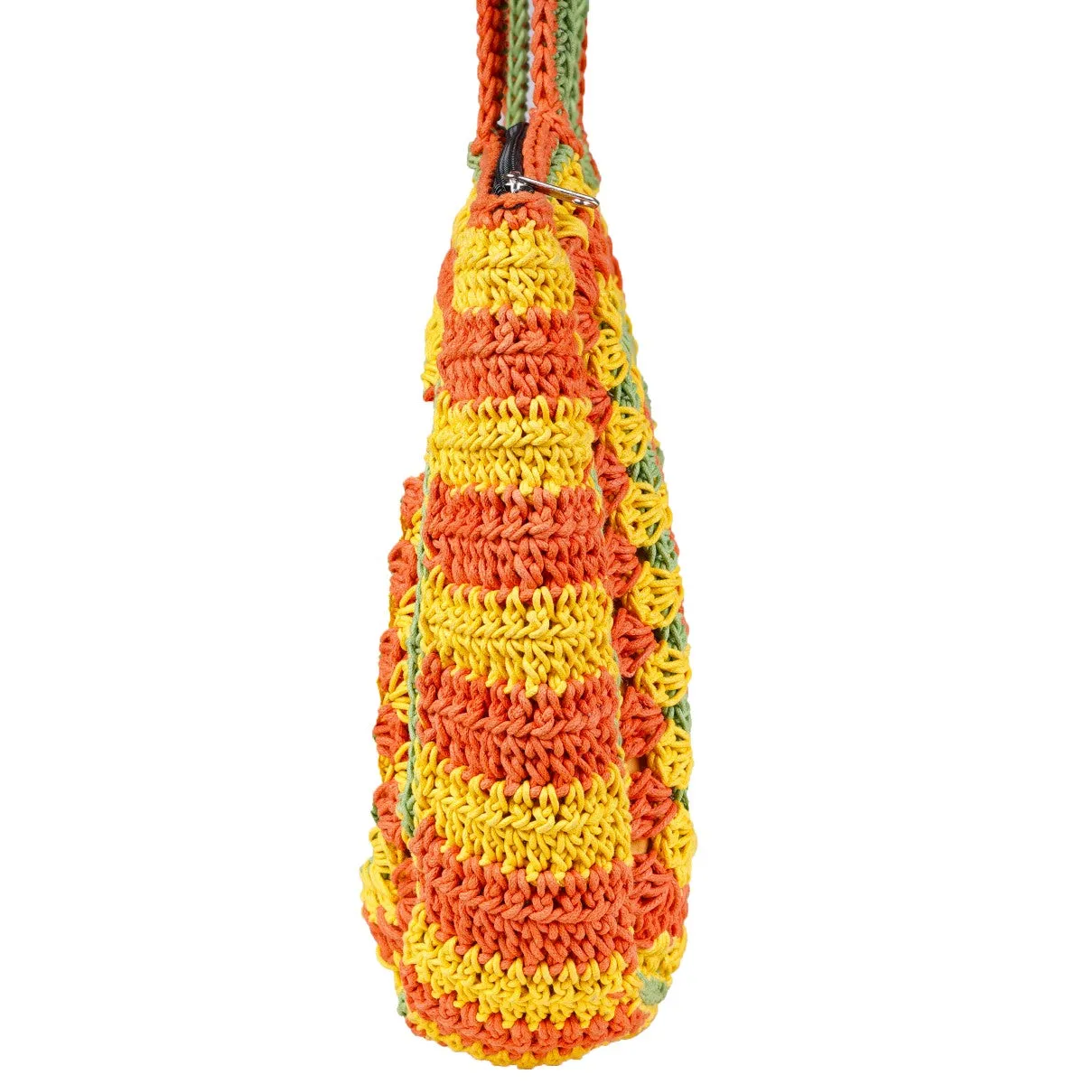 Hand-Crafted Hand Bag | Cotton Yarn | Large Size | Mustard Yellow