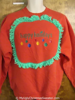 HAPPY HOLIDAYS Tacky Christmas Sweatshirt