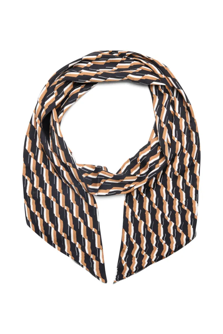 Inwear Malti Scarf in Non-colour Graphic Tiles