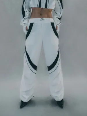 Jacquard Track Pants(White)