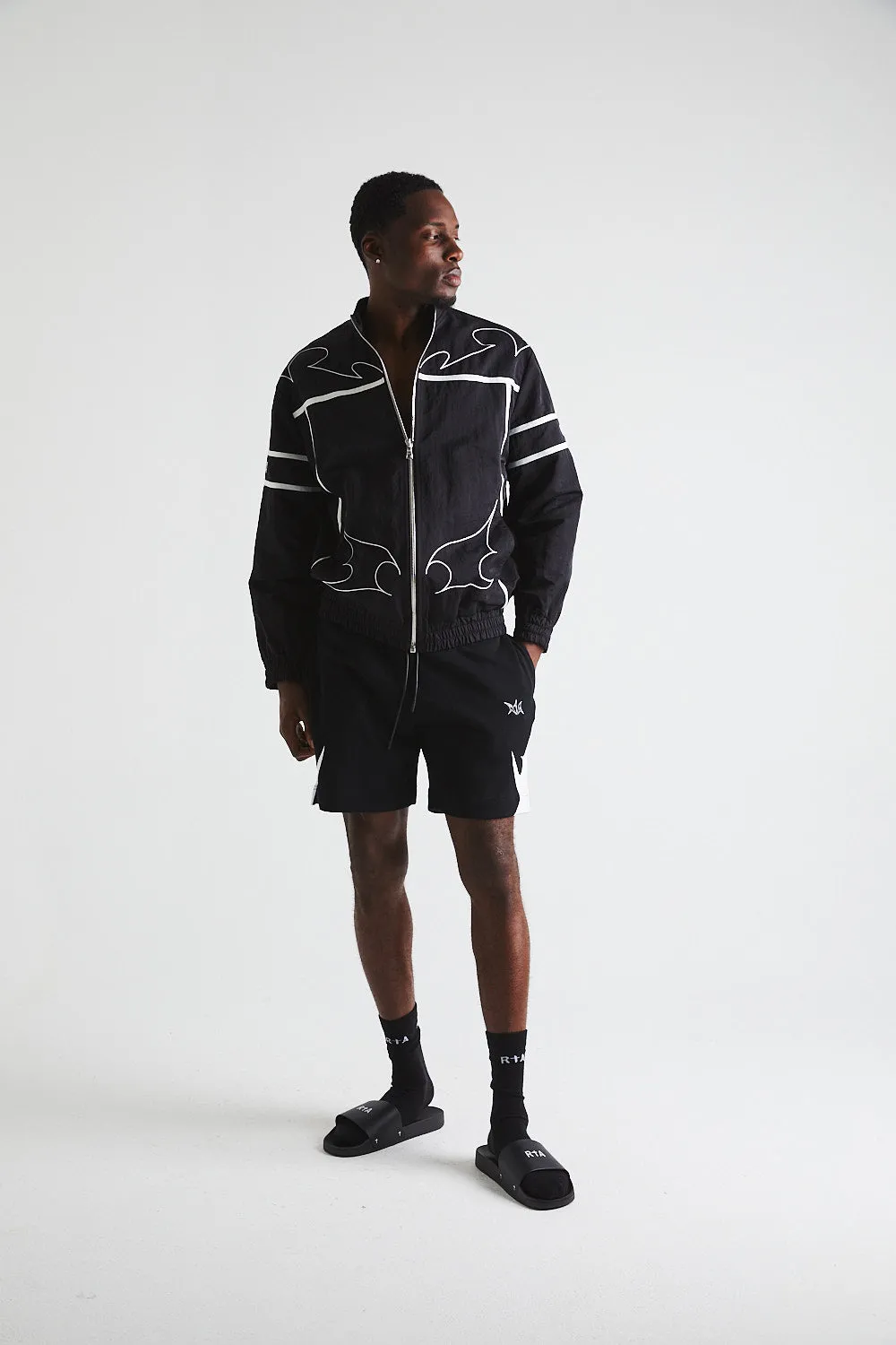 JASON TRACK JACKET | BLACK & WHITE WESTERN
