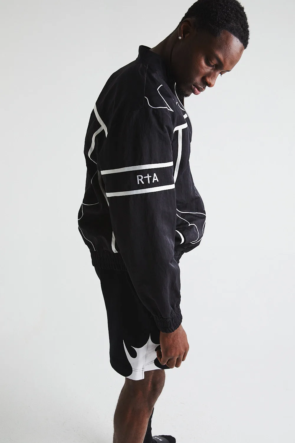 JASON TRACK JACKET | BLACK & WHITE WESTERN
